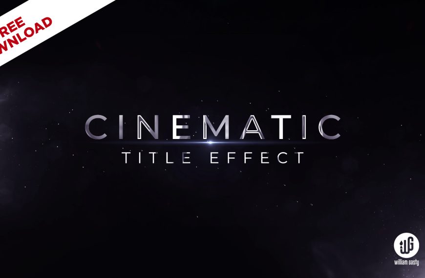 After Effects Cinematic Title Template – Free Download