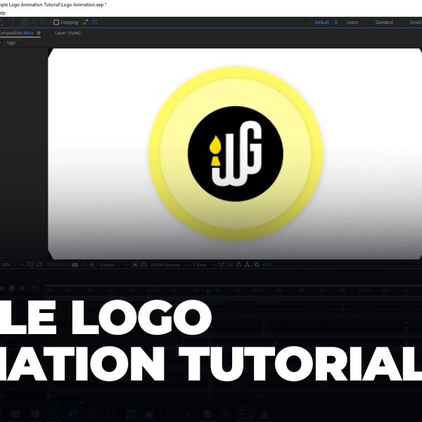 After Effects: Simple Logo Animation Tutorial + Free Template (Logo Intro)